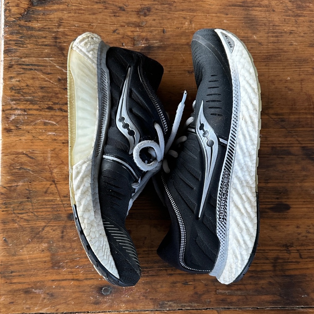 Saucony Women’s Black and White Athletic Shoes